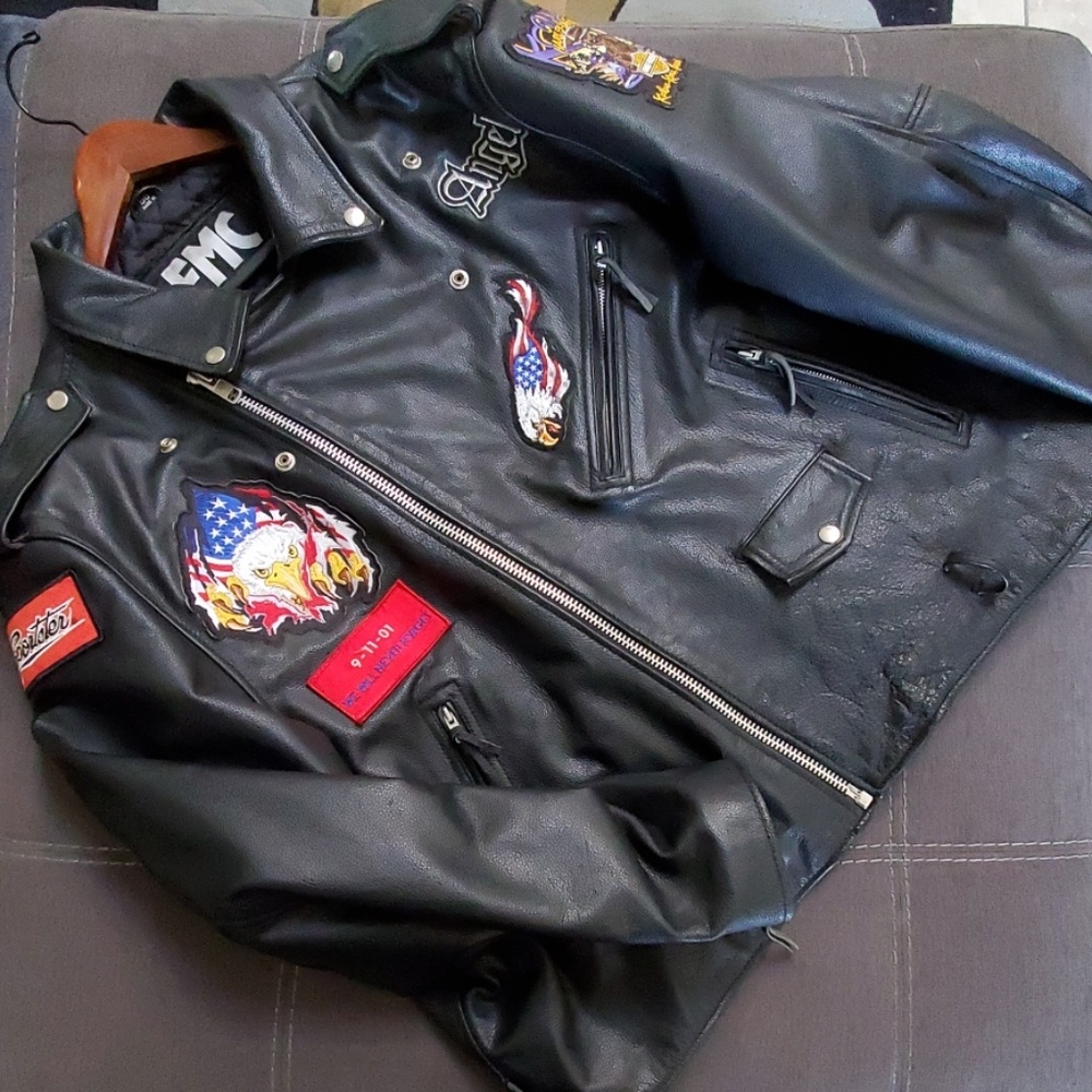 FMC Mens leather jacket